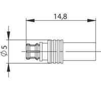 Telegärtner 100025162 100025162 Connecteur SMP femelle, droit 50 Ω 1 pc(s)