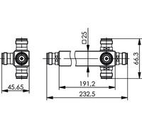 Telegärtner 100025389 100025389 Diviseur de puissance N 1 pc(s)