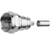 Telegärtner 100025626 100025626 Connecteur F mâle, droit 75 Ω 1 pc(s)