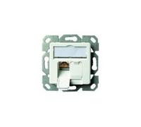 Telegärtner AMJ45 8/8 K UP/50 Cat.6A - Prise pour montage de gaine de câble - CAT 6a - STP - RJ-45 X 2 - blanc alpin