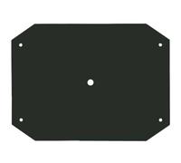 TELEGÄRTNER B06015A0016 Plaque de recouvrement pour Cassettes de Gravier Noir