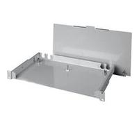 Telegärtner BASIS V - Boîtier de panneau de câblage - gris clair - 1U - 19" Gris clair G