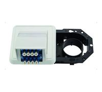 Telegärtner Boîtier 2xlc Quad Blanc