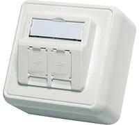 TELEGÄRTNER Boîtier apparent pour module, double, blanc pur