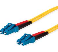 TELEGÄRTNER Câble de renvoi FO 2x E9/125 OS2, 1x LC Duplex - 1x LC Duplex, jaune, 2 m