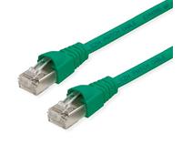 Câble de raccordement réseau informatique RJ45 Telegärtner 100008644 CAT 6a S/FTP vert 5.00 m
