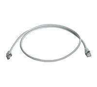 Telegärtner Câble de raccordement CAT 6 S/FTP 0,5 m – 2x RJ45 mâle – gris
