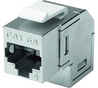 TELEGÄRTNER Connecteur AMJ 90° Cat.6A, RJ45 (f-f)