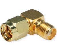 TELEGÄRTNER Connecteur SMA, mâle/femelle, coudé, doré
