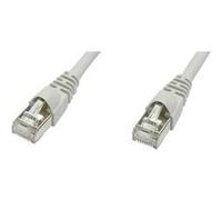 Telegärtner 100008170 RJ45 Câble réseau, câble patch CAT 5e F/UTP 1.00 m gris ignifuge, avec cliquet d'encastrement 1 pc(s)