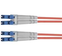 TELEGÄRTNER Cordon FO 2x G50/125 OM4, 1x LC Duplex - 1x LC Duplex, violet, 1 m