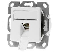 Telegärtner Dose AMJ45 8 K Up/50 Cat.6A alpinblanc