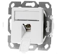 Telegärtner Dose AMJ45 8 K Up/50 Cat.6A alpinblanc