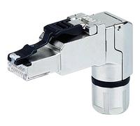 Telegärtner J00026A4001 connecteur de fils RJ45 Noir, Acier inoxydable