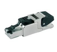 Telegärtner J00026A2001 connecteur de fils RJ-45 Noir, Argent - Connecteurs de fils (RJ-45, Noir, Argent)