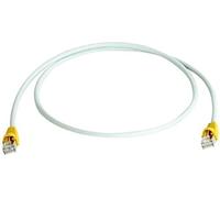 Câble de raccordement réseau informatique RJ45 (croisé) Telegärtner 100008652 CAT 6a S/FTP gris 5.00 m