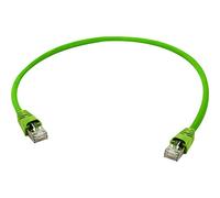 Telegärtner L00005A0064 RJ45 Câble réseau, câble Patch Cat 5 SF/UTP 10.00 m Jaune, Vert 1 pc(s)