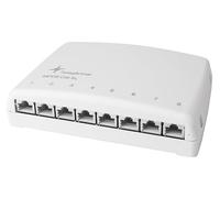 TELEGÄRTNER Mini-répartiteur TH35/AP, Blanc Alpin, MPD8-HS K Cat.6A (abaissable Selon ISO/IEC)