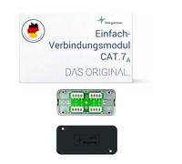 Telegärtner Module de raccordement Cat 7 pour câbles 600 MHz Noir