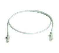 Telegärtner MP8 250 - Cordon de raccordement - RJ-45 (M) pour RJ-45 (M) - 5 m - UTP - CAT 6 - IEEE 802.3at - sans halogène, moulé, sans crochet, bloqué - gris, RAL 7035