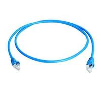 Câble de raccordement réseau informatique RJ45 Telegärtner 100009128 CAT 6a S/FTP bleu 25.00 m
