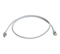 Câble de raccordement réseau informatique RJ45 Telegärtner 100009117 CAT 6a S/FTP gris 20.00 m