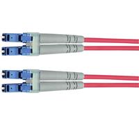 TELEGÄRTNER Panneau de brassage FO 2x G50/125 OM3 , 1x LC Duplex - 1x LC Duplex , turquoise, 1 m