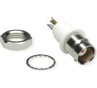 TELEGÄRTNER Prise BNC encastrée 50 Ohm, isolée avec bride isolante blanche