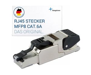 Telegärtner RJ45 connector Cat. 6A, straight