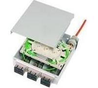 Telegärtner STX Répartiteur sur rail avec 6xSC Duplex, monomode, cassette d'épissure, pigtails, 12x E9/125, SC, coloré et prêt à épisser (H82050E0002)