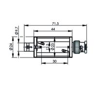 Telegärtner Telegärtner Boîtier adaptateur BNC-BNC (M-F) 50 Ohms Quantité:1