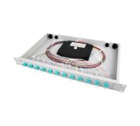 Telegärtner Telegärtner Boîtier de raccordement équipé 12xLCD/APC OS2 1U TNSB-Be-12LCAPC-OS2 Quantité:1