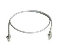 Telegärtner 100008184 RJ45 Câble réseau, câble patch CAT 5e U/UTP 0.50 m gris ignifuge 1 pc(s)