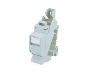 Telegärtner Telegärtner Connecteur rail porte-modules TS45 Cat6A T568B 100023004 Quantité:1