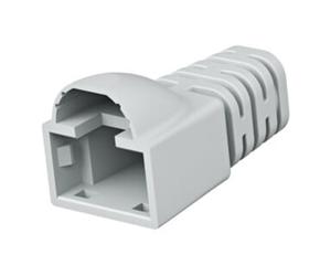 Telegärtner Telegärtner Manchon de protection coudé MP8 FS gris Ø 6,3 mm avec protection à levier de verrouillage Quantité:1