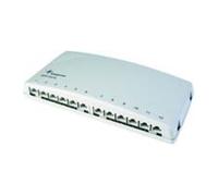 Telegärtner Telegärtner Mini-distributeur Cat6A MPD12-HS RAL7035 100006998 Quantité:1