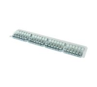 RJ femelle AMJ-S Modul Cat.6A T568A Telegärtner 100023198 RJ45 Boîtier femelle RJ45 gris zinc 1 pc(s)