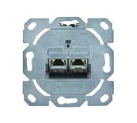 Telegärtner Telegärtner Support de module AMJ-S double encastré/0flex Cat6A T568B 100022965 Quantité:1