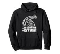 Télégraphe, téléphone, raconte à Un Grec - Funny Greece Gossip Sweat à Capuche