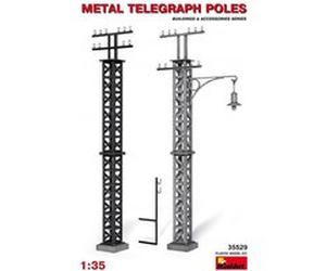 Telegraphenmasten Aus Metall - 1:35e - Miniart G