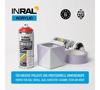 Telegrau 2 Gloss RAL7046 Universal Spray Paint 400 ml for Metal,Plastic,Wood and Stone - High Coverage Rain and UV Resistant for Indoor and Outdoor Use