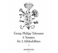 Telemann - 6 Sonates Pour 2 Flutes A Bec Alto Vol.1 - Sonates 1-3