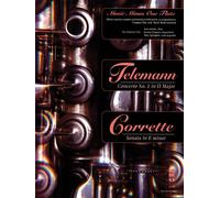 Telemann - Concerto No. 1 In D Major; Corrette - Sonata In E Minor: Music Minus One Flute