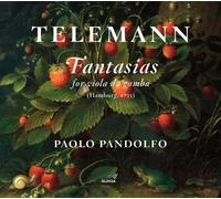 Telemann : Fantasias for viola da gamba Digipack CD