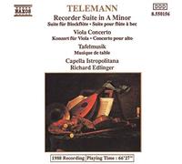 Georg Philipp Telemann – Suite pour flûte à bec / Concerto pour alto – CD – NAXOS