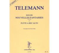 TELEMANN GF. PH. - DOUZE NOUVELLES FANTAISIES - FLUTE A BEC ALTO