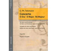 Telemann: Horn Concerto in D Major, TWV 51:D8 (Solo Part with Piano Reduction)