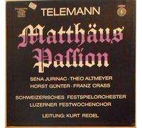 Telemann, Matthäus Passion, Kurt Redel [2LPs VINYL-BOX-SET]
