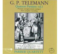 Telemann Quatuors Parisiens vol. 1 - Pariser Quartet