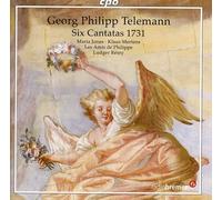 Telemann – Six Cantates 1731 – Jonas, Mertens, Les Amis de Philippe, Rémy